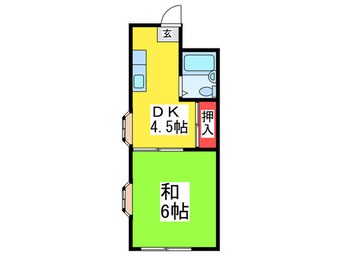 間取図 アパートメント住吉Ⅱ