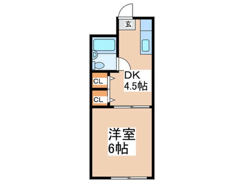 間取図 アパートメント住吉Ⅱ
