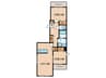 HEBEL MAISON KAWARAGI NO MORI 2LDKの間取り