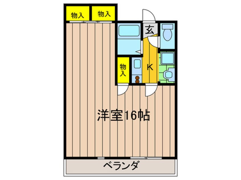 間取図 プレアール牧野