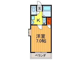 間取図 プレアール牧野