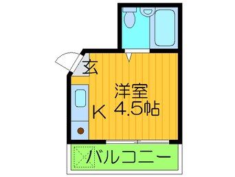 間取図 フラワ－ハイツ萱島