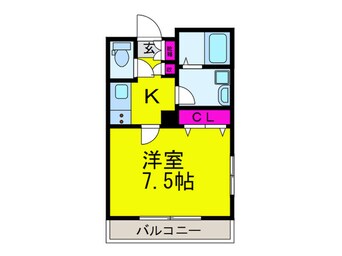 間取図 Hベース駒川