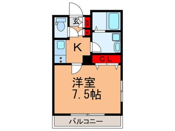 間取図 Hベース駒川
