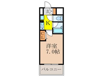 間取図 エスリ－ド新大阪第８（９０３）