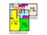 CREA MAISON氷室 2LDKの間取り