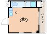 甲柔館ビル 1Rの間取り