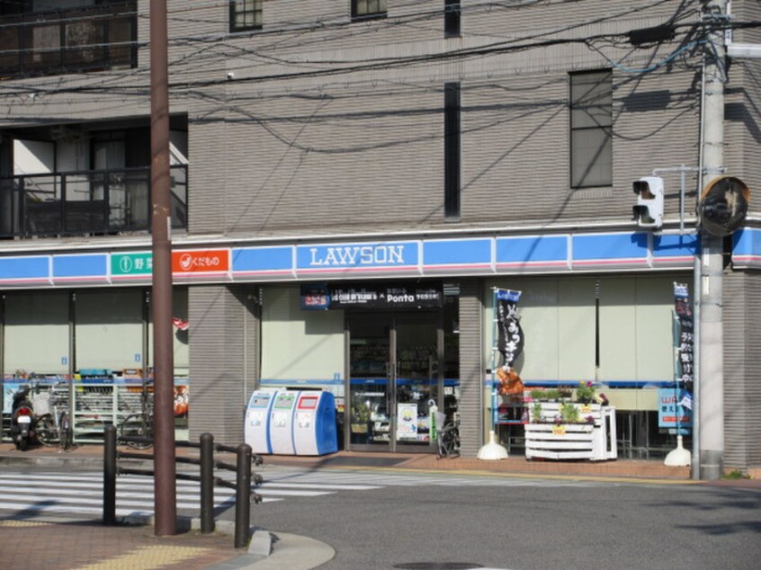ローソン 神戸御影郡家一丁目店(コンビニ)まで160m 甲柔館ビル