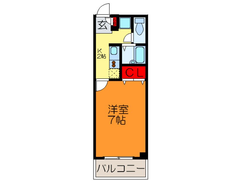 間取図 アンプル－ルフェ－ル寿