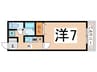アンプル－ルフェ－ル寿 1Kの間取り