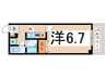 アンプル－ルフェ－ル寿 1Kの間取り