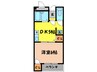 エルドラ－ド箕面Ⅱ 1DKの間取り