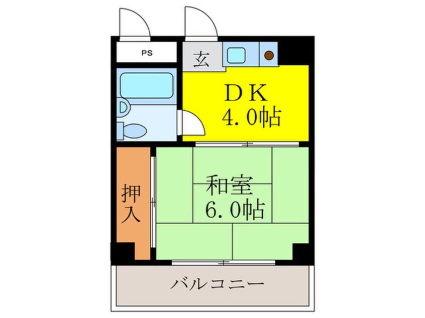 間取図 アイバレ－新大坂