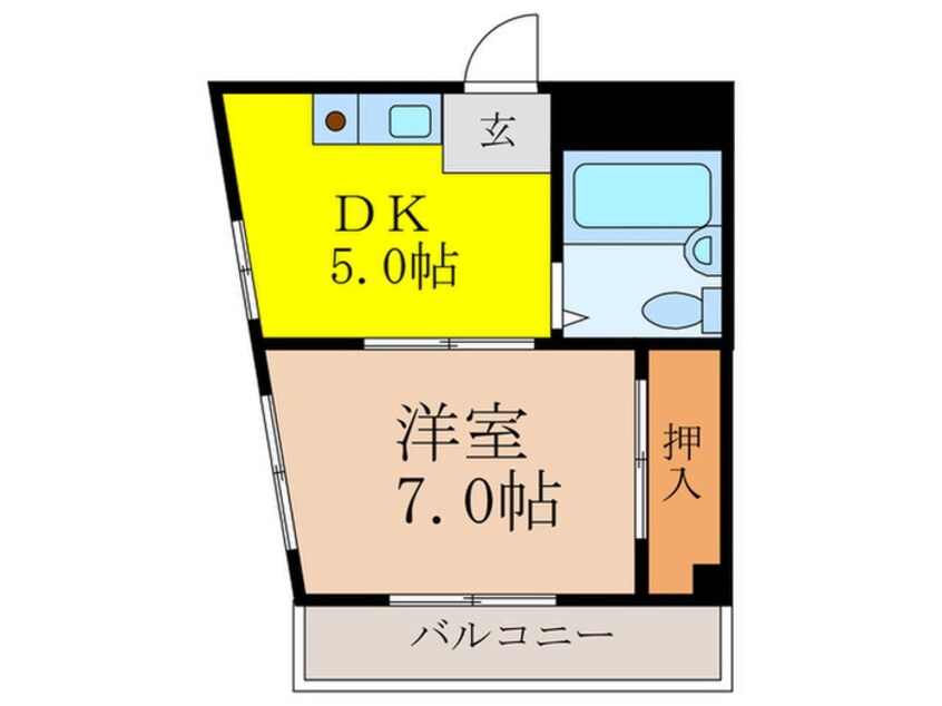 間取図 アイバレ－新大坂