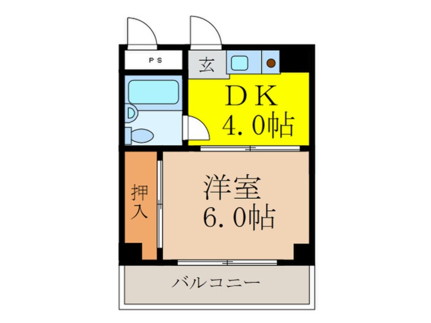 間取図 アイバレ－新大坂