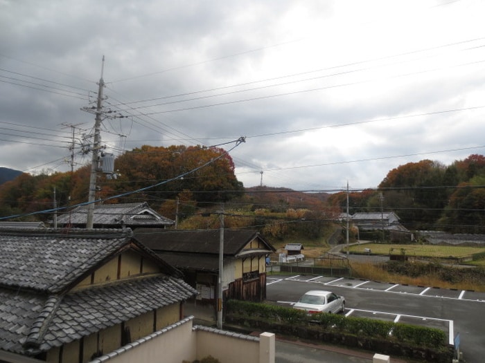 室内からの展望 コンフォ－ル林Ⅱ