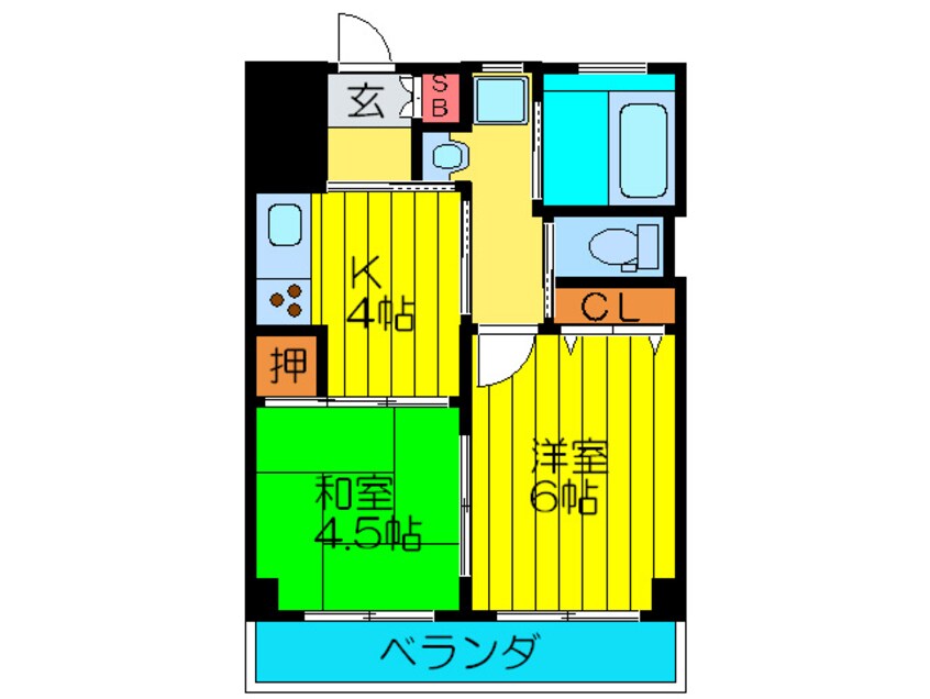 間取図 サンリスタ守口