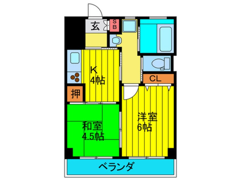 間取図 サンリスタ守口