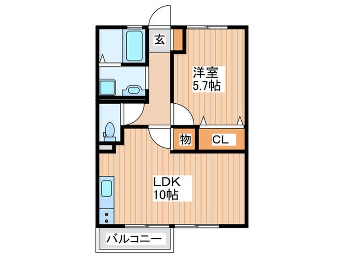 間取り図 プレジールⅠ