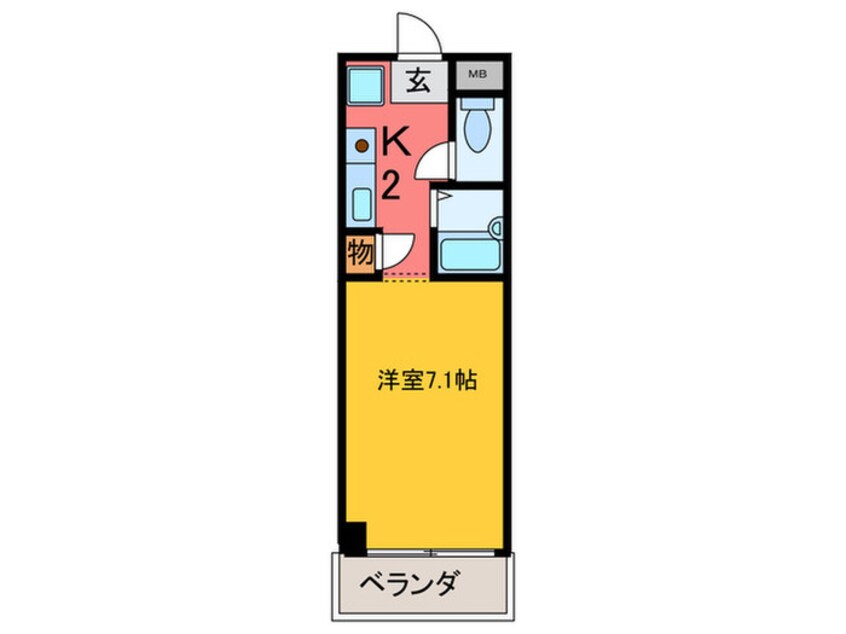 間取図 ヘリテ－ジ鶴見