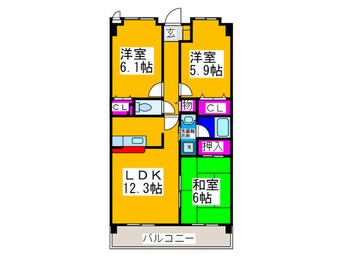 間取図 エンジェルズ・アイ