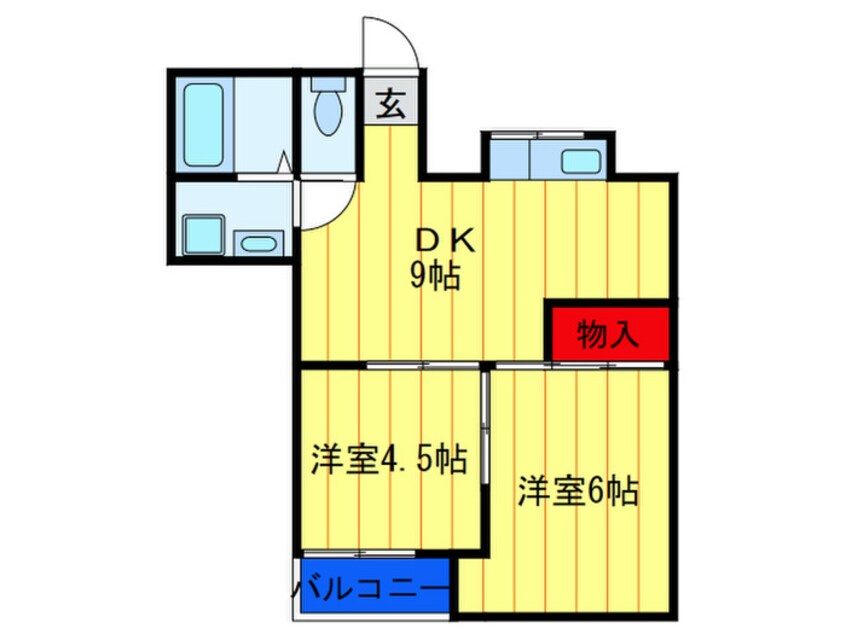 間取図 セイワパレス森ノ宮南