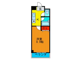 間取図 アルビオン新北野