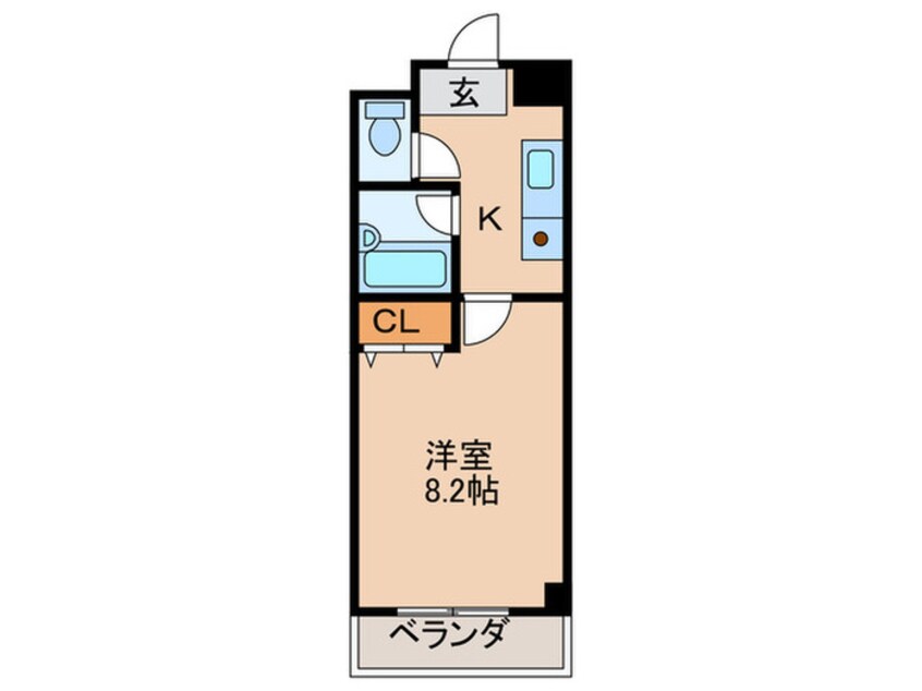 間取図 アルビオン新北野