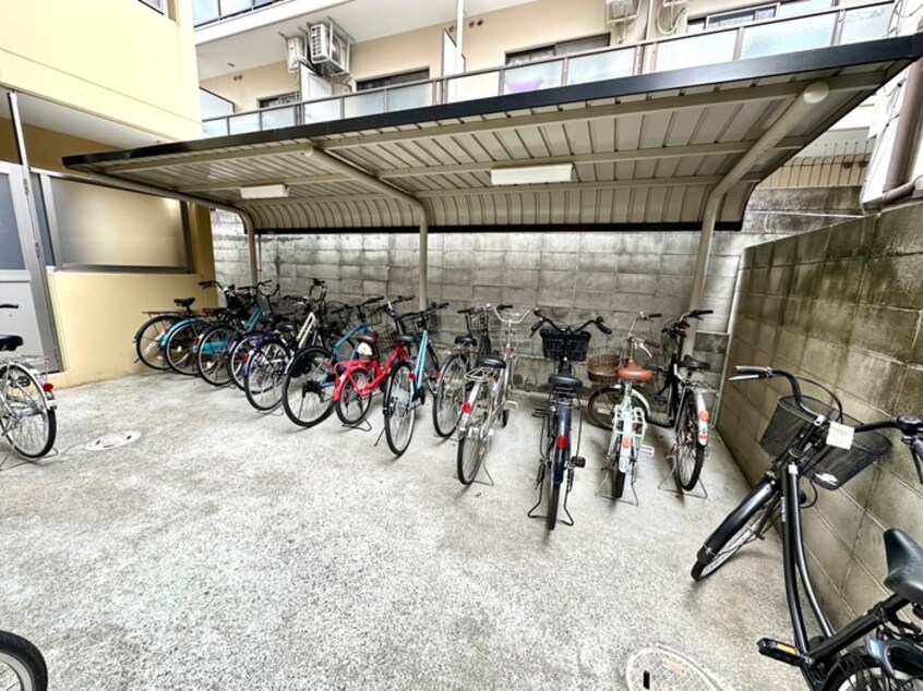 駐輪場 アルビオン新北野