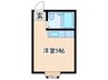グレ－ス平野 1Rの間取り