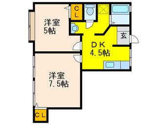 間取図 グリ－ンマンション