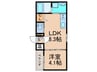 F asecia Nephel 1LDKの間取り