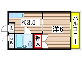 間取図 ハイツ加賀