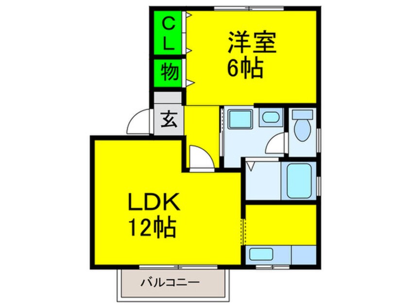 間取図 レスポア－ル