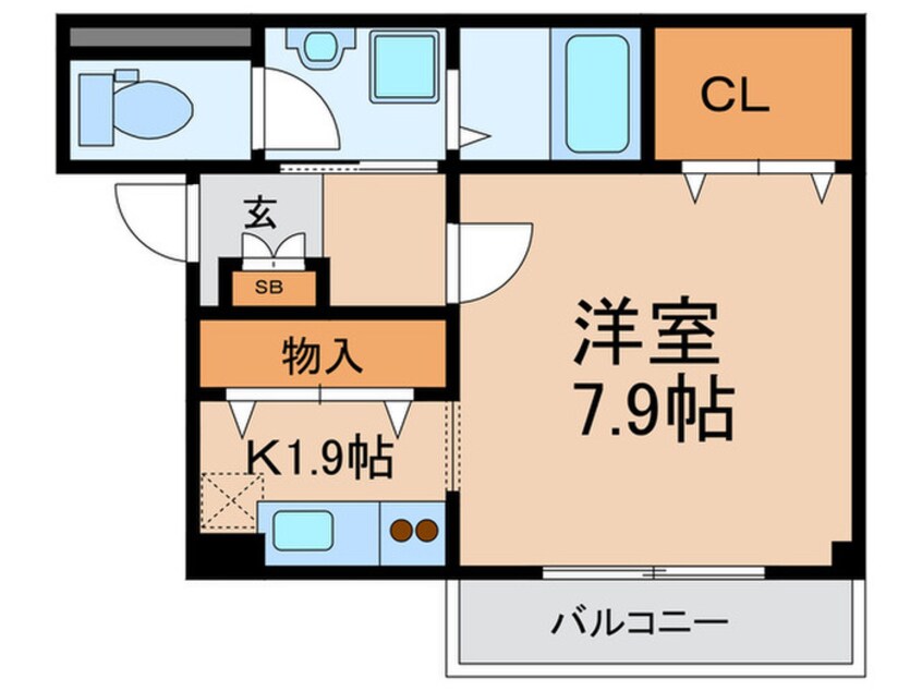 間取図 メゾングロ－ブ