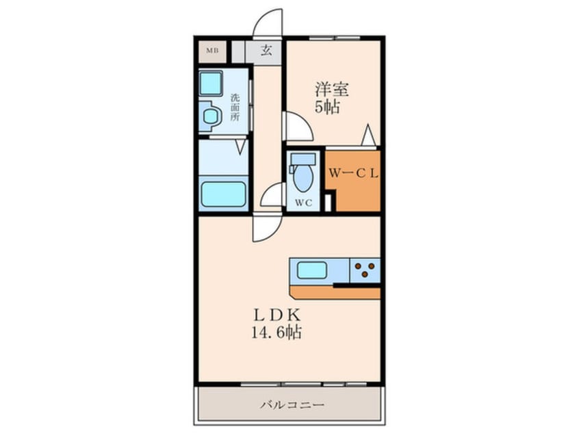 間取図 ルーナ・クレシェンテ