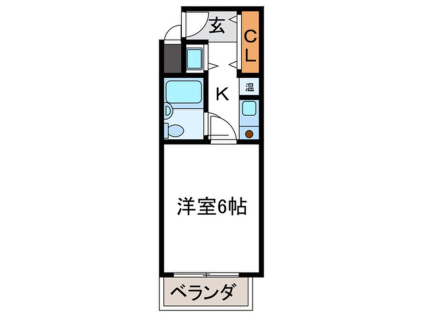 間取図 リエス北千里