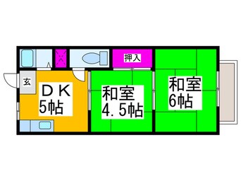 間取図 上野ハイツ