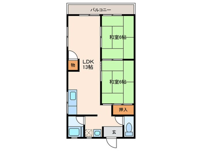 間取り図 梶村マンション