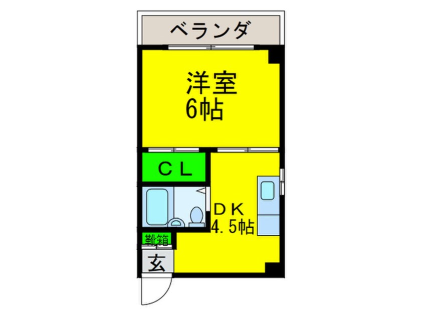 間取図 ラパンジール大国Ⅲ