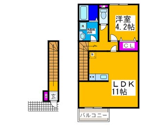 間取図 デュラ・カーサ ラフィネⅠ