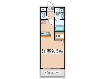 間取図 ジュネスＯ・Ｃ・Ｕ