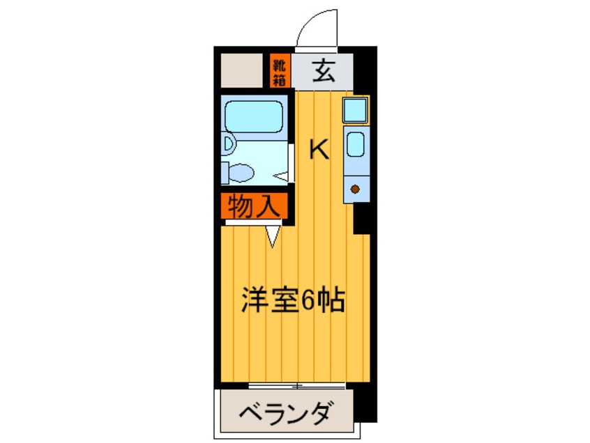 間取図 シティビラ新深江
