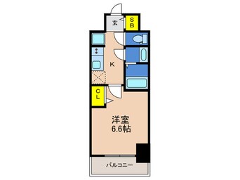 間取図 ﾌﾟﾚｻﾝｽﾊｰﾊﾞｰﾗﾝﾄﾞｱﾝﾄﾞｼｰ(1102)