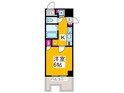 ﾌﾟﾚｻﾝｽ難波EASTﾓﾀﾞﾆﾃｨ(1506)の間取図