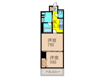 間取図 ＬＡＦＦＩＣＥ住吉本町