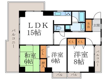 間取図 コンチネンタルヒロ