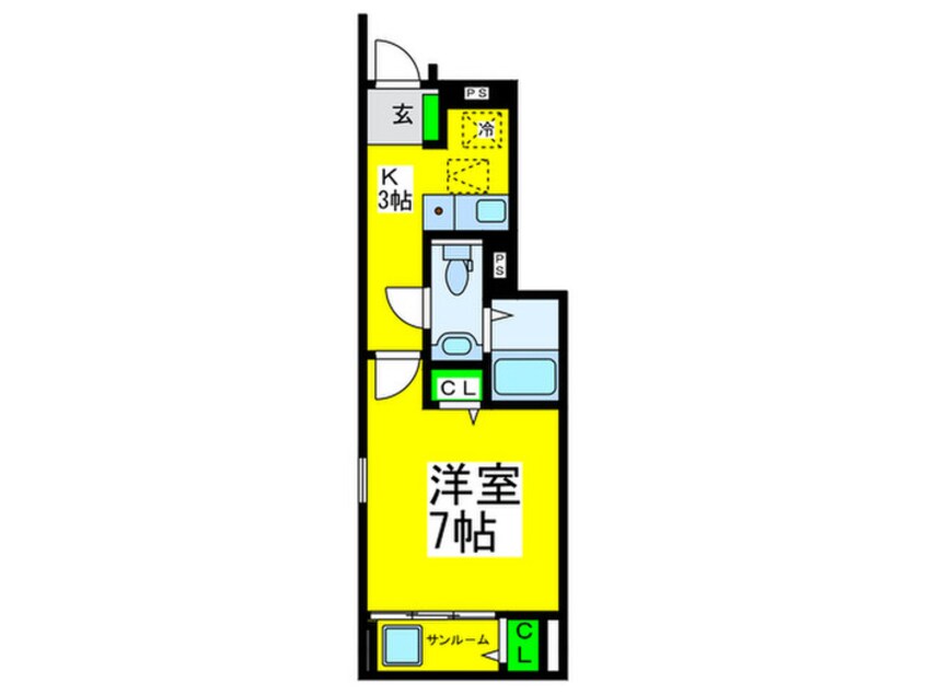 間取図 フェリオ津久野