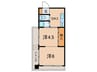 ラペ本山（203） 2DKの間取り