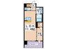 PHOENIX Clove Tomoi 1LDKの間取り